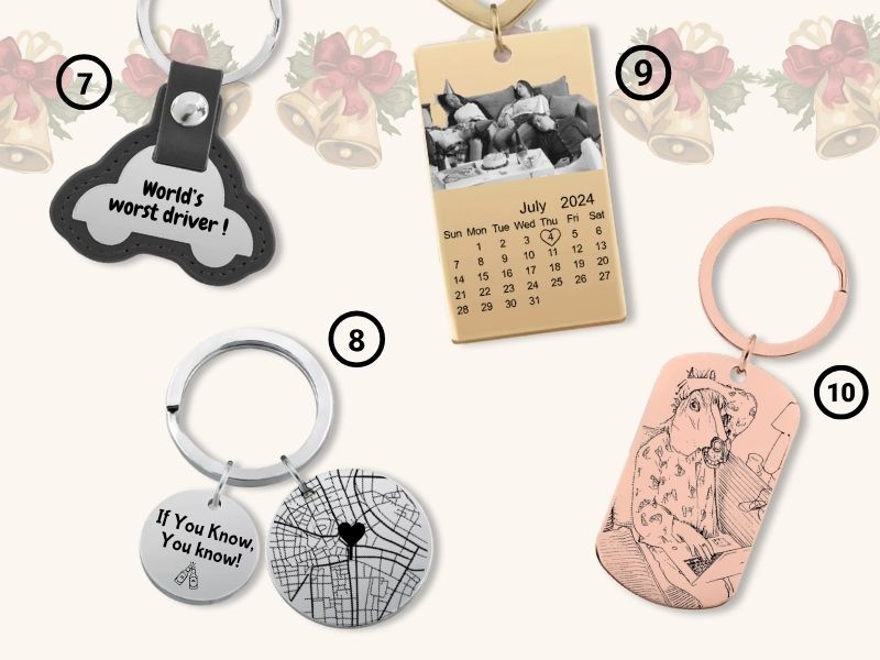 10 Funny Personalised Keyrings: Hilarious Christmas Gift Ideas