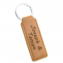 Personalised Genuine Leather Keyring