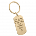 Personalised Military Tag Keyring