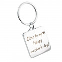 Personalised Luxury Square Keyring with Photo