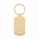 Personalised Engraved Military Tag Keyring with Family Icons
