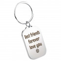 Personalised Luxury Rectangle Keyring with Dog or Cat Photo
