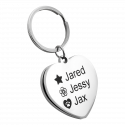 Personalised Luxury Heart Photo Locket Keyring