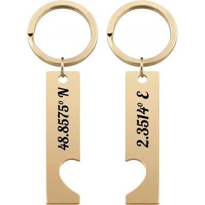 Personalised Heart Keyrings with Engraved...