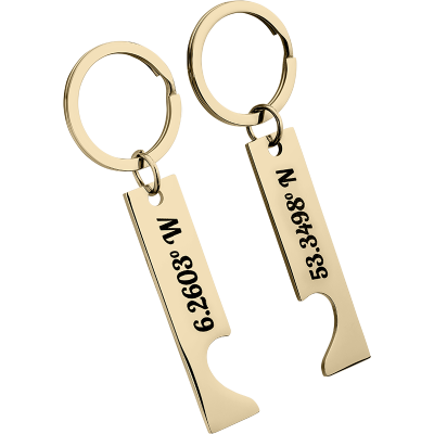 Personalised Heart Keyrings with Engraved...