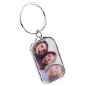 Personalised Memorial Luxury Heart Keyring with Photo