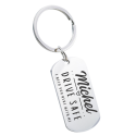 Personalised Engraved Drive Safe Keyring with Custom Name