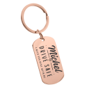 Personalised Engraved Drive Safe Keyring with Custom Name